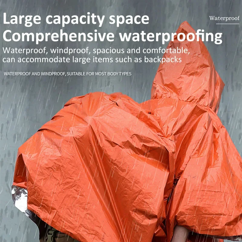 Emergency Raincoat Poncho Hood - Emergency Poncho Rain 评论和价格