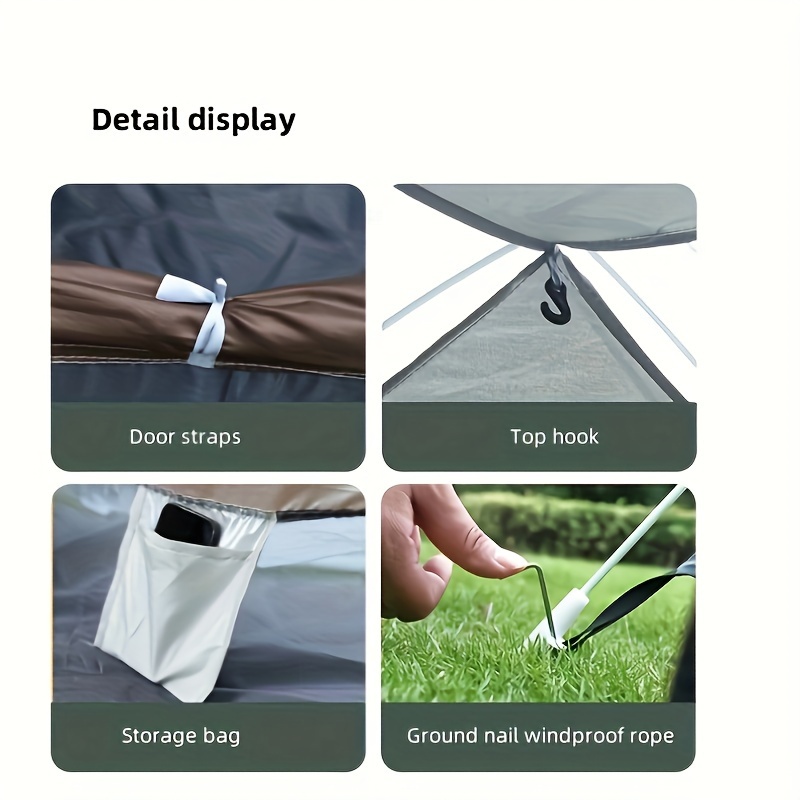 Outdoor Camping Portable Foldi - Emergency Mylar Tent 评论和价格