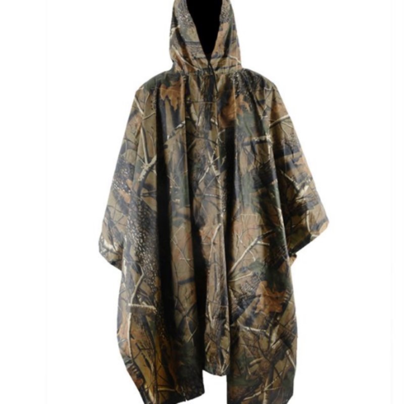 PVC/PU Camouflage Tactical Rai - Emergency Poncho Rain 评论和价格