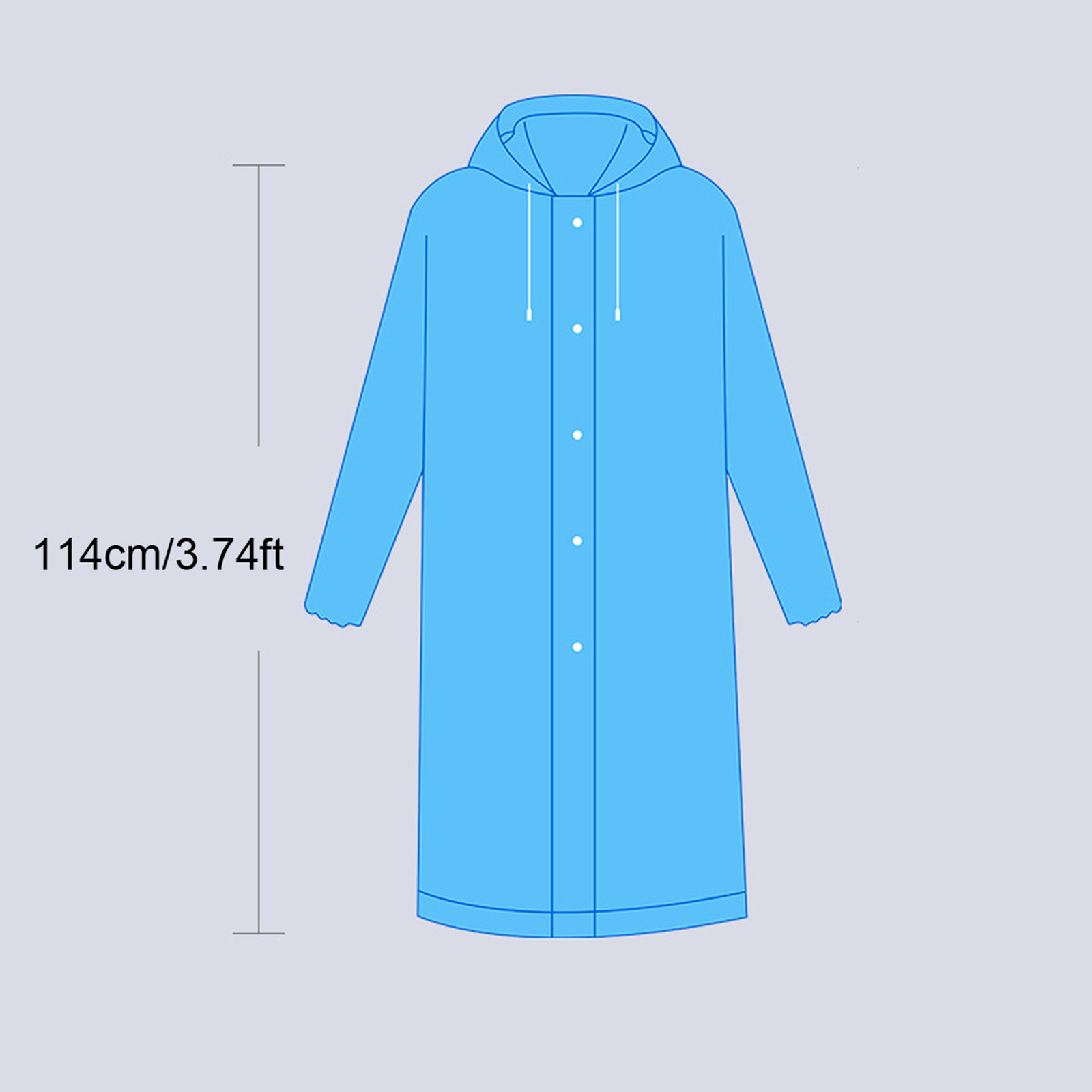 New Unisex EVC Waterproof Rain - Emergency Poncho Rain 评论和价格