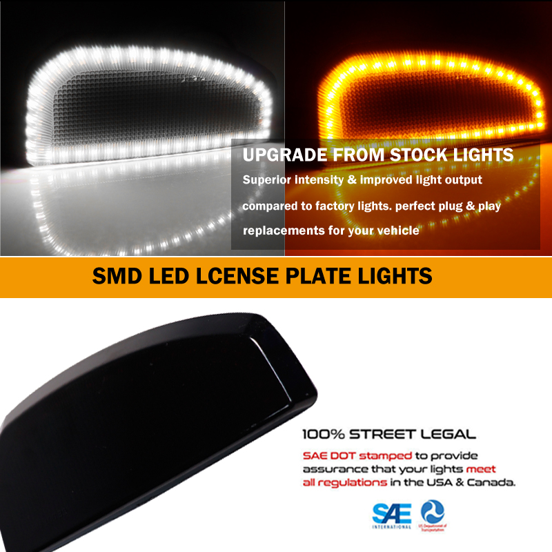 2pcs Switchback LED Side Mirro - Signal Panel Orange 评论和价格