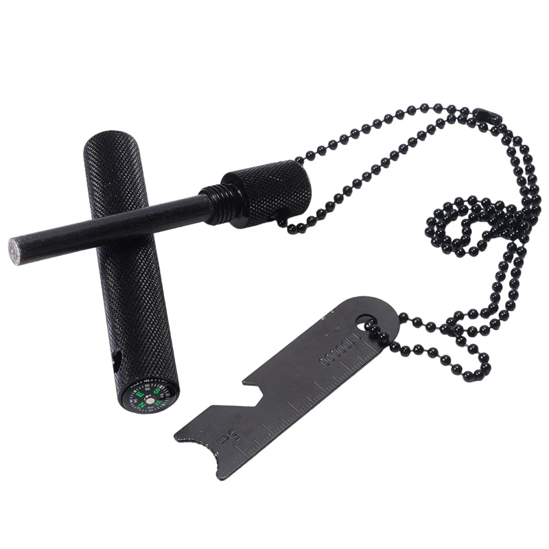 Magnesium Rod with Compass - W - Magnesium Fire Starter 评论和价格