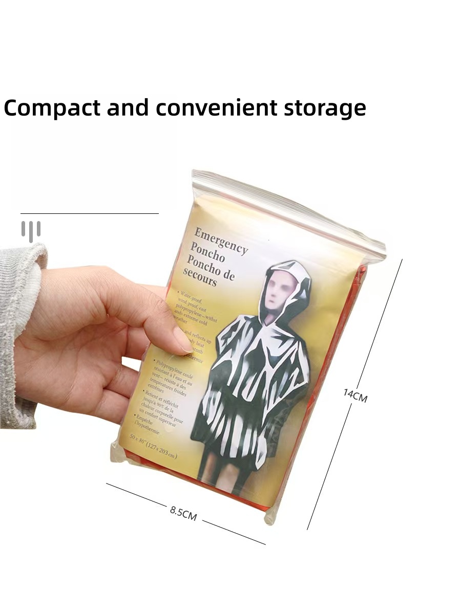 Outdoor Portable Emergency Rai - Survival Blanket Reflective 评论和价格