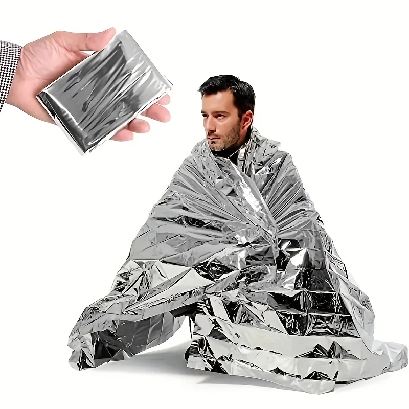 1pcs Outdoor survival portable - Survival Blanket Reflective 评论和价格