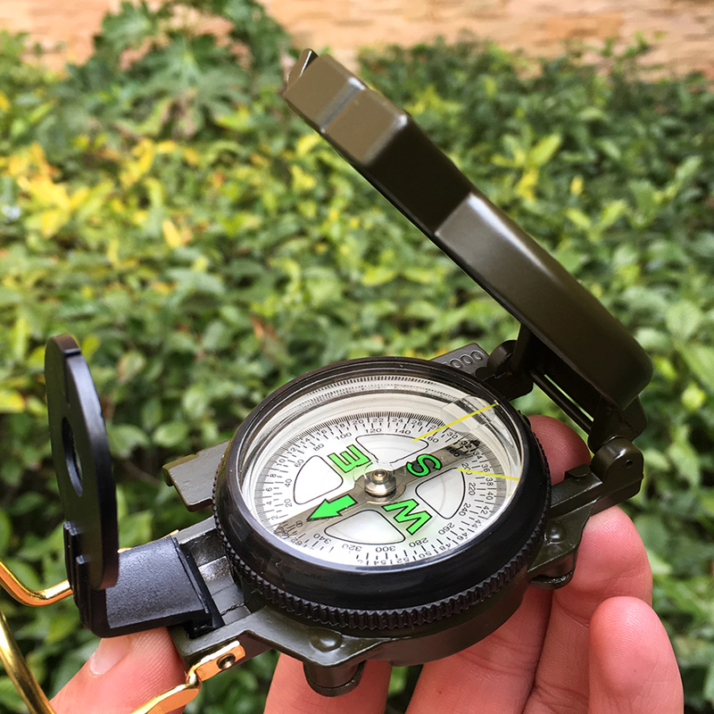 Aluminum Alloy Portable Army G - Compass Lensatic 评论和价格