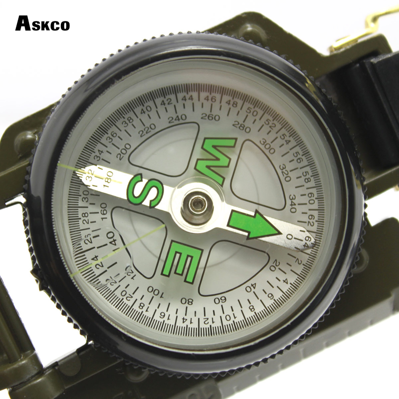 Aluminum Alloy Portable Army G - Compass Lensatic 评论和价格