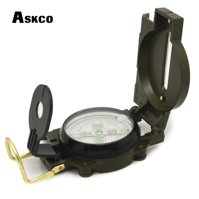 Aluminum Alloy Portable Army G - Compass Lensatic 评论和价格