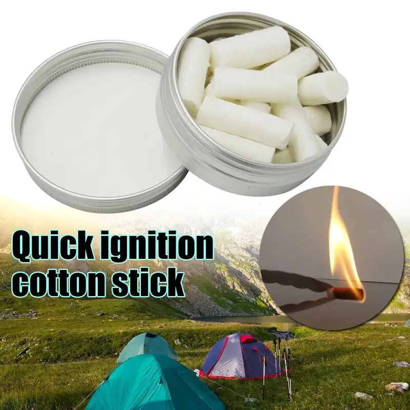 12pcs Outdoor Camping Paraffin - Fire Starting Kit 评论和价格