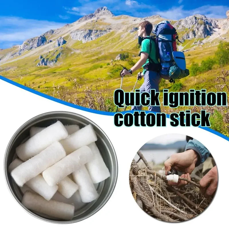 12pcs Outdoor Camping Paraffin - Fire Starting Kit 评论和价格
