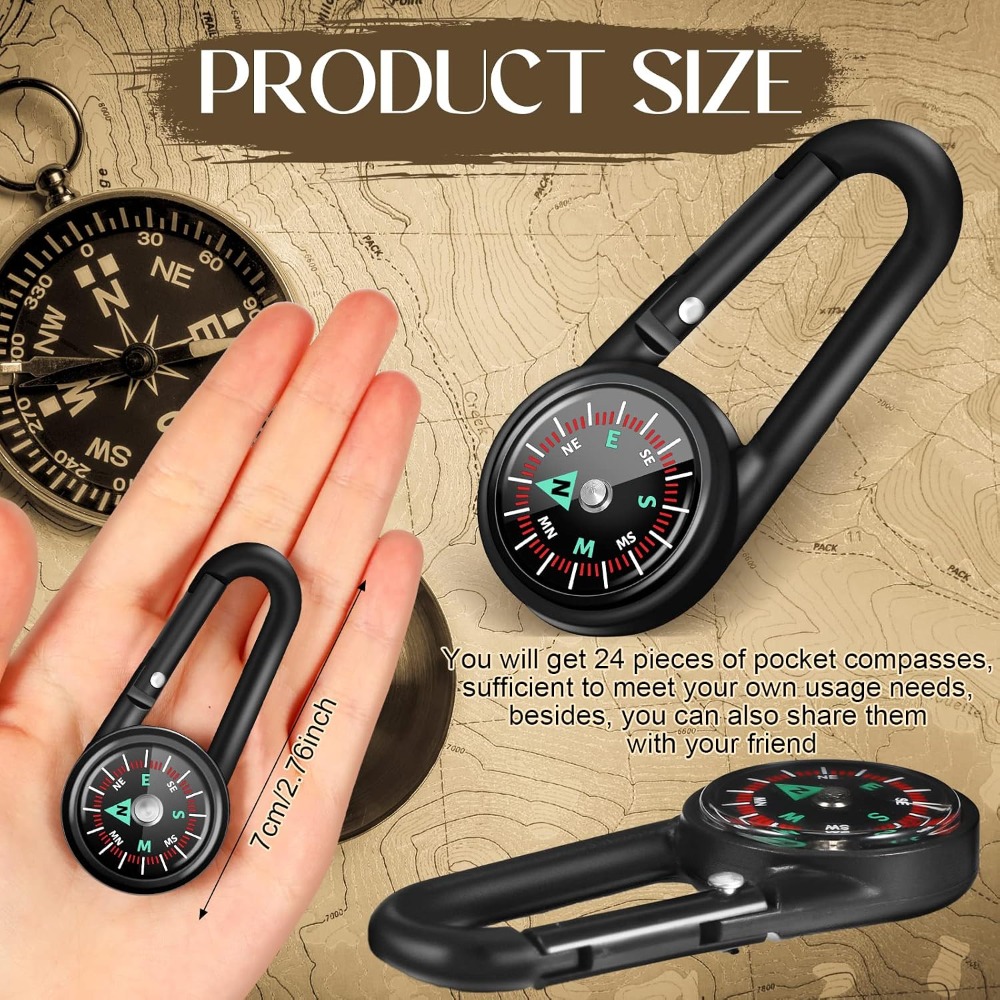 6-50 Pcs Mini Magnetic Compass - Compass Lensatic 评论和价格