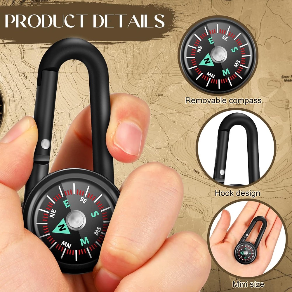 6-50 Pcs Mini Magnetic Compass - Compass Lensatic 评论和价格