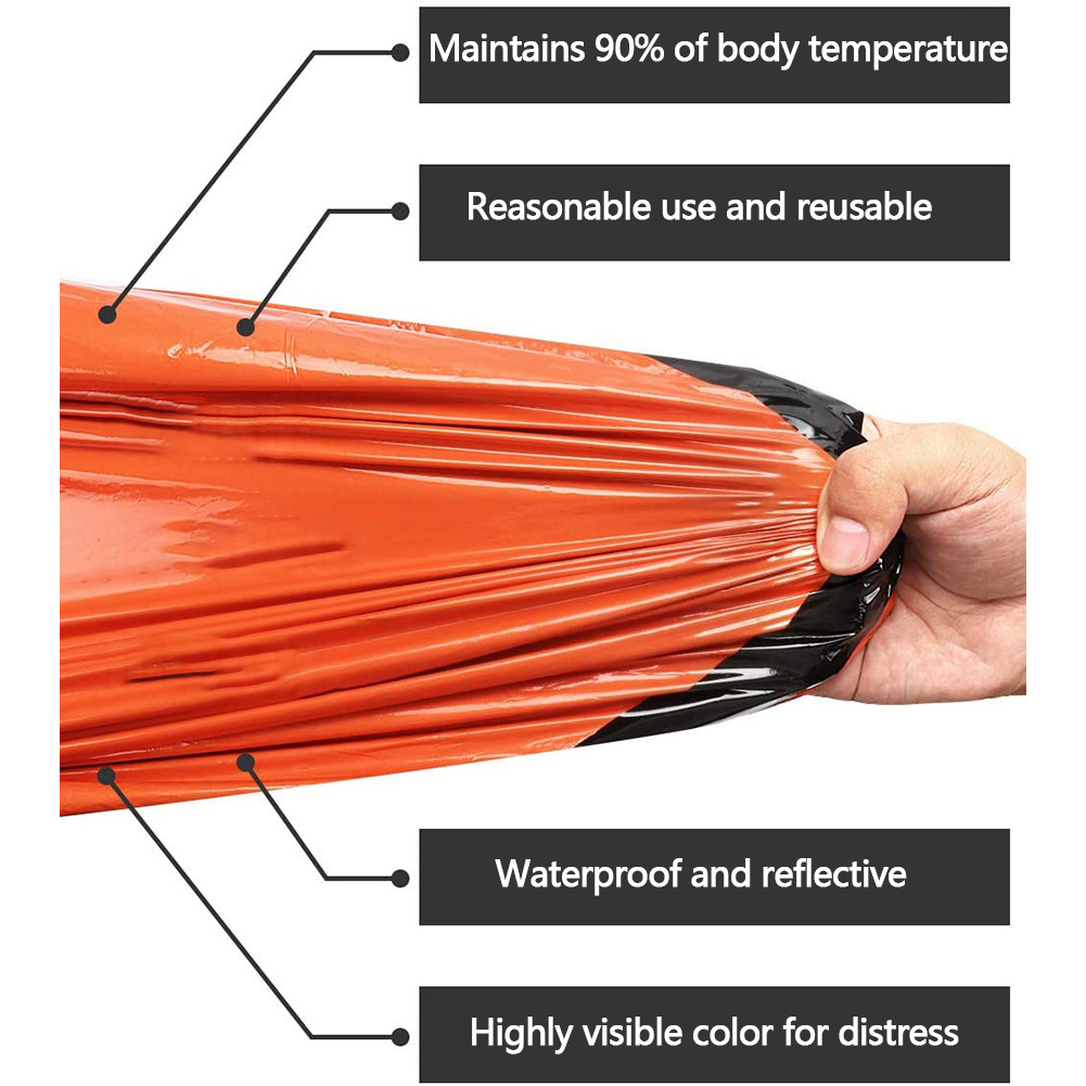 Emergency Sleeping Bag Waterpr - Bivy Bag Emergency 评论和价格