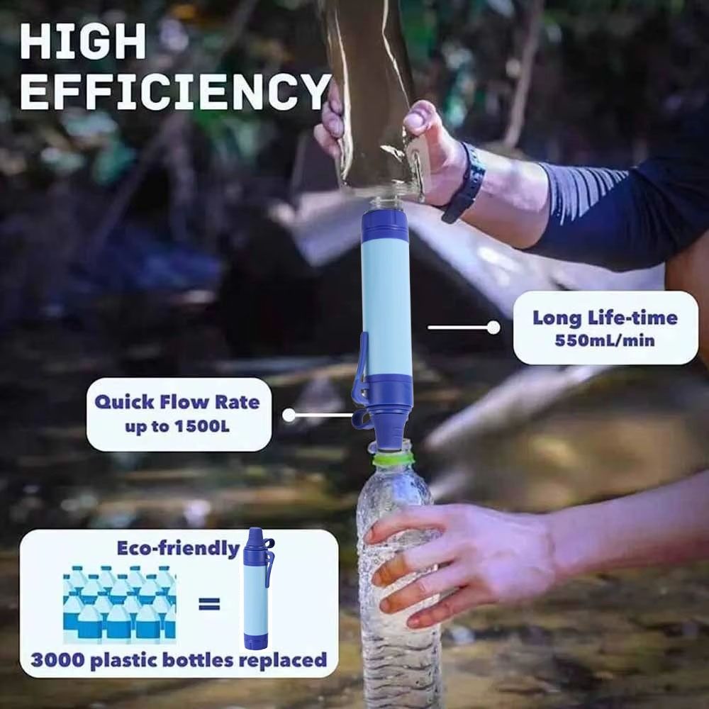 Mini Mini Water Filter Straw P - Water Purification Straw 评论和价格